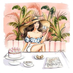 全球人气时尚插画家 Holly Nichols